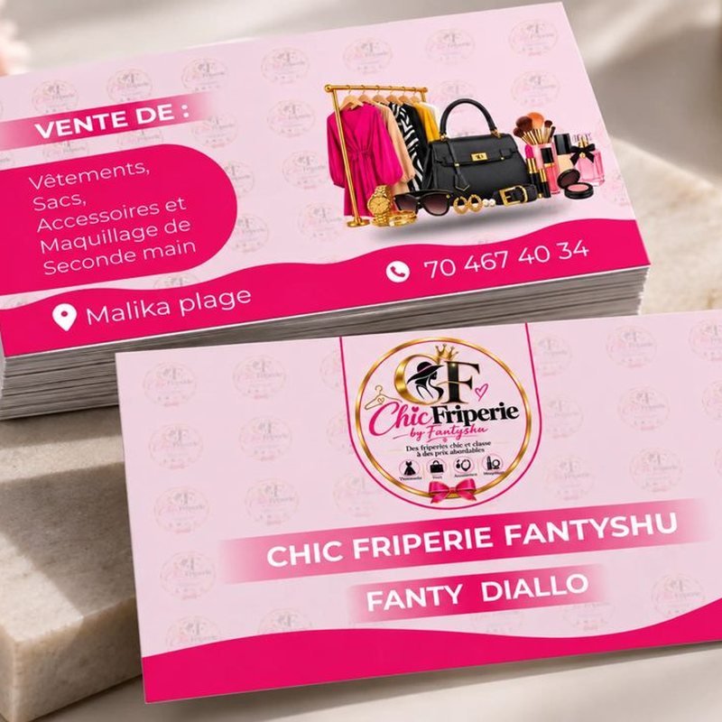 Cartes de visite – Chic Friperie Fantyshu (friperie)