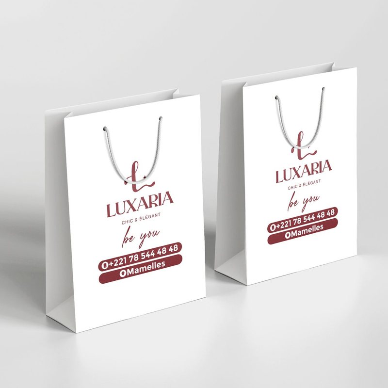 Sacs shopping – Luxaria (blanc)