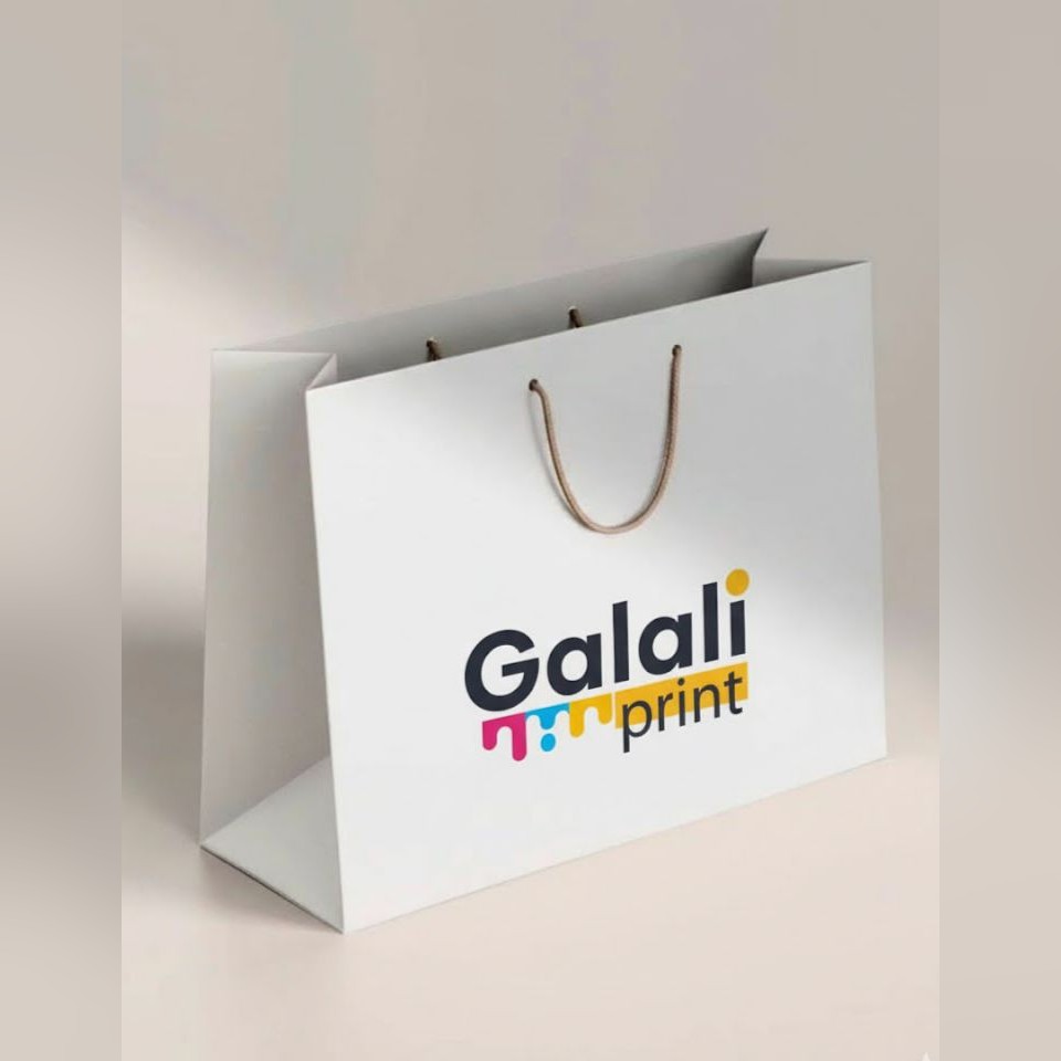 Sac en papier blanc