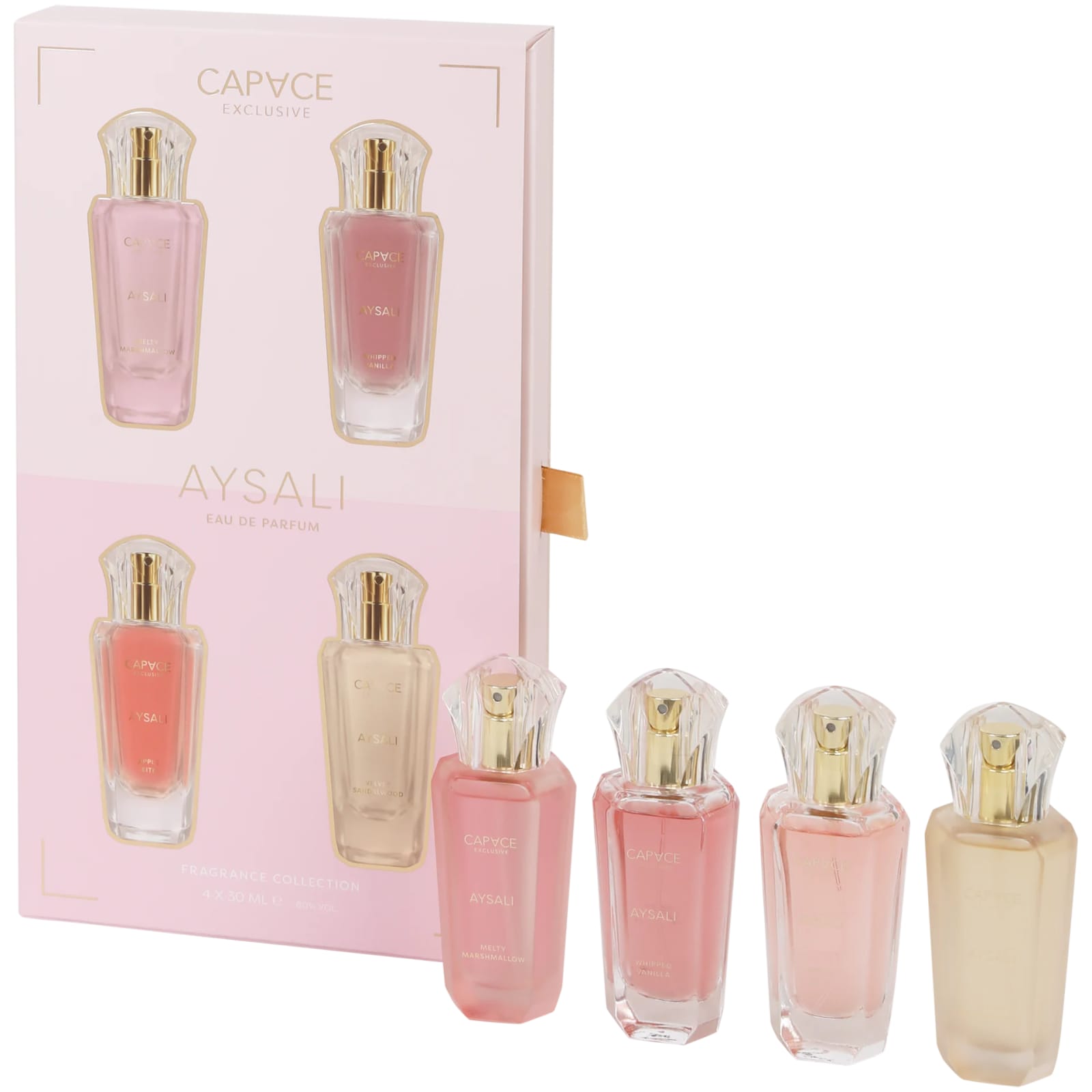 Coffret cadeau de 4 eaux de parfum Capace Exclusive (4 x 30 ml)