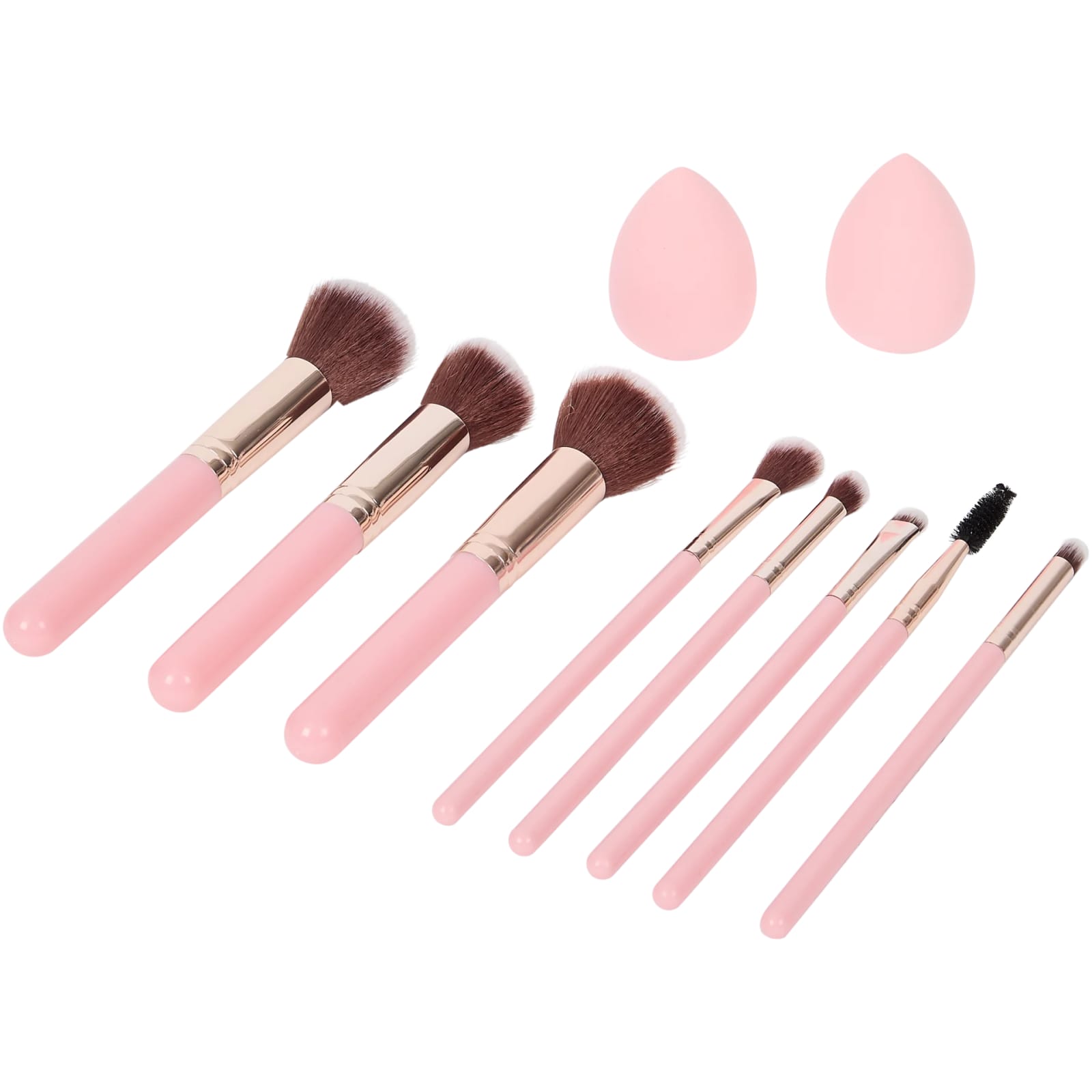 Set de 10 pinceaux de maquillage