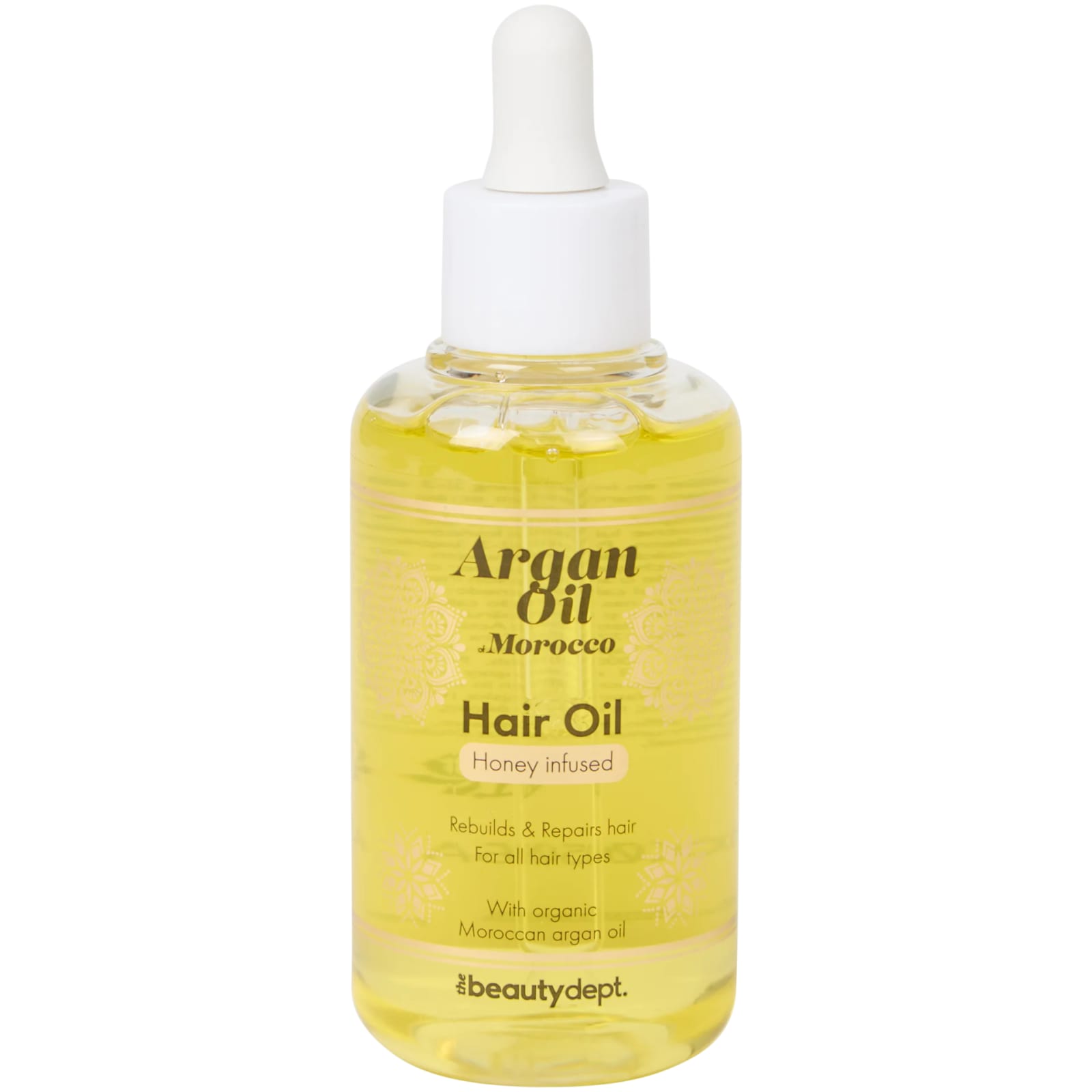 Huile capillaire argan et miel