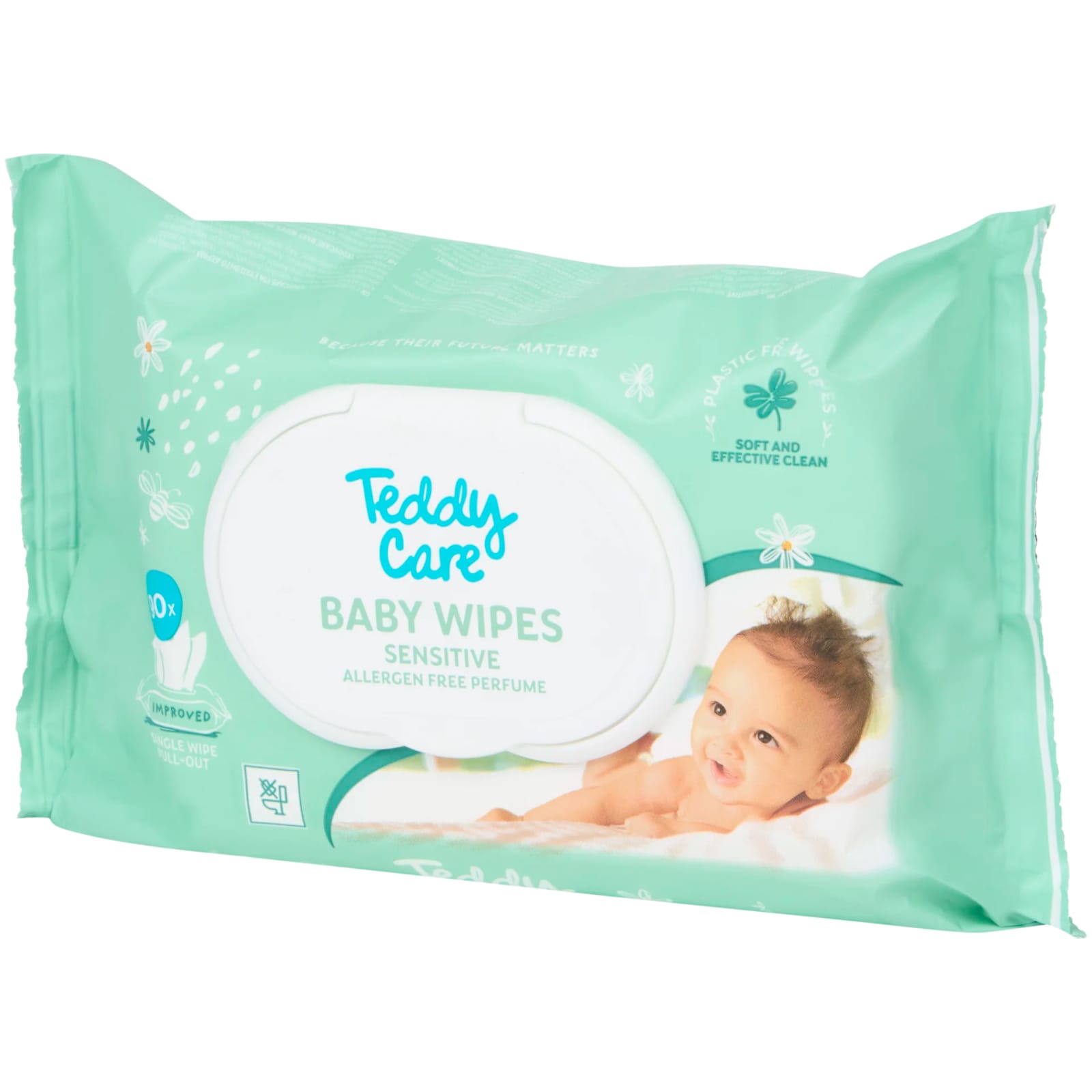 Lingettes bébé Teddy Care Sensitive