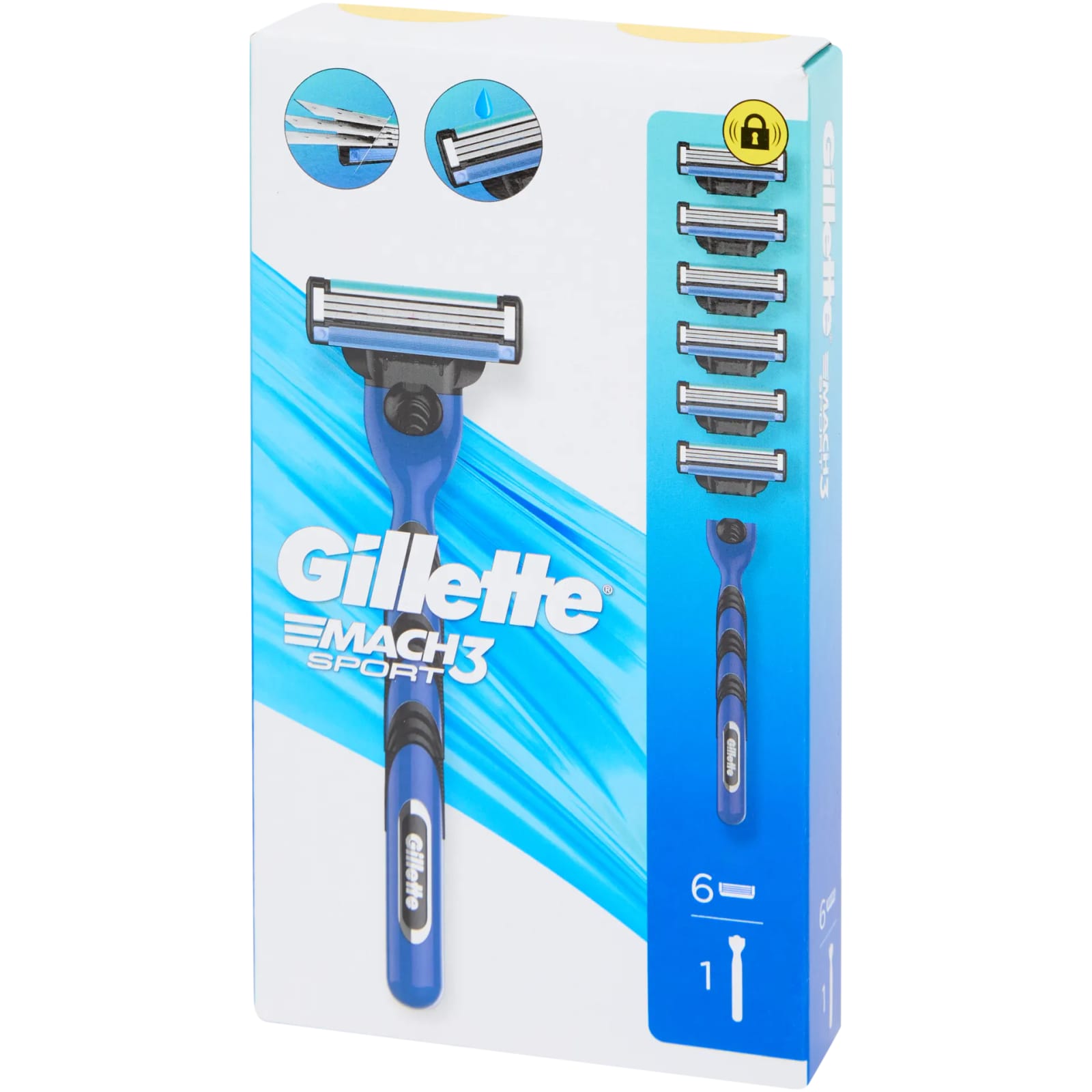 Rasoir Gillette Mach3 avec lames