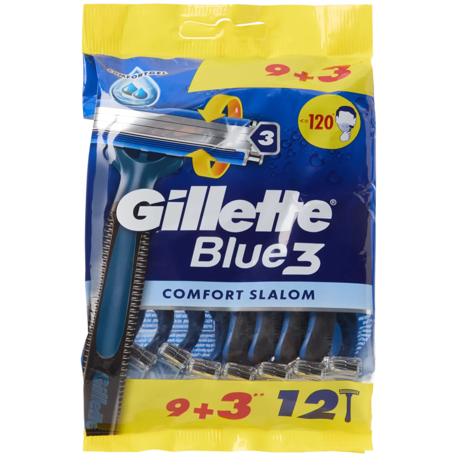 Rasoirs jetables Gillette Blue3 Comfort Slalom