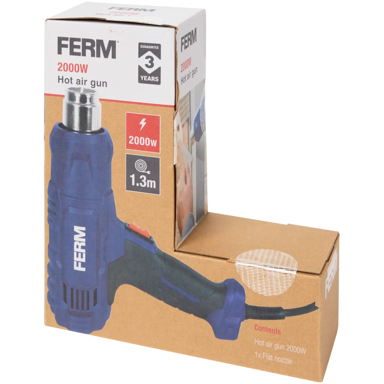 Pistolet à air chaud (décapeur thermique) FERM 2000 W
