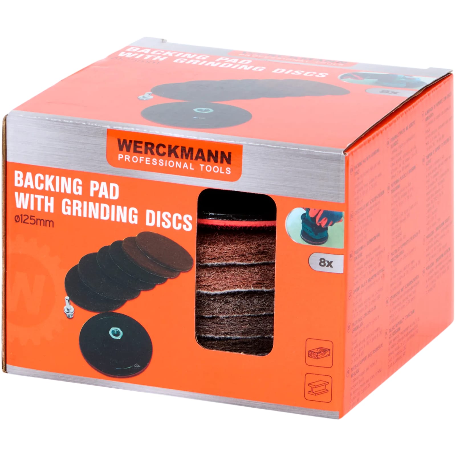 Set de 8 disques abrasifs Werckmann