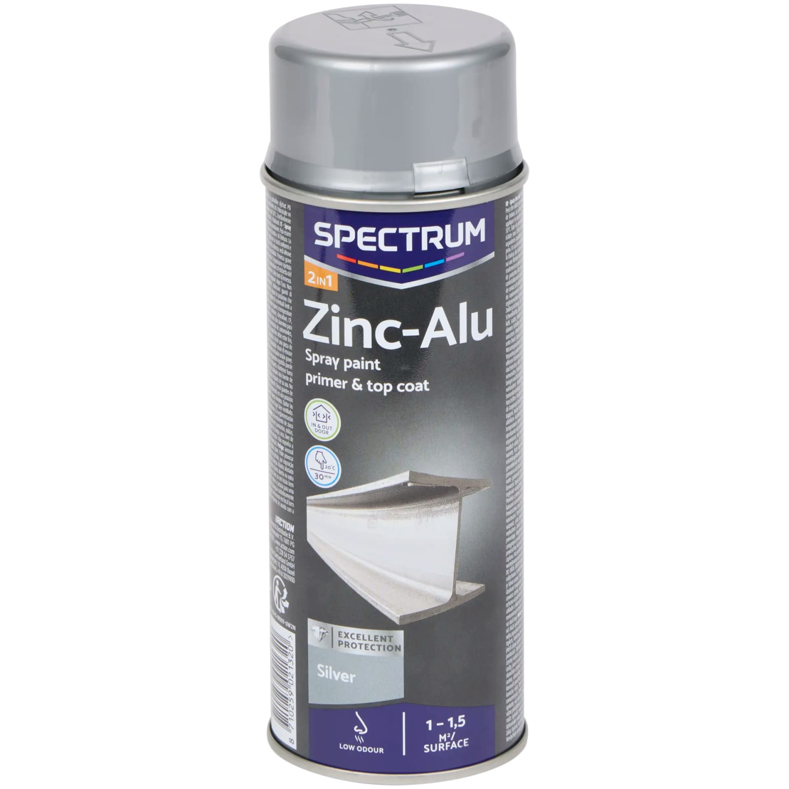Peinture en spray zinc-aluminium Spectrum