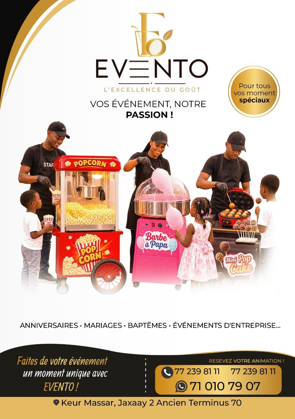 EVENTO — Vos événements, notre passion !